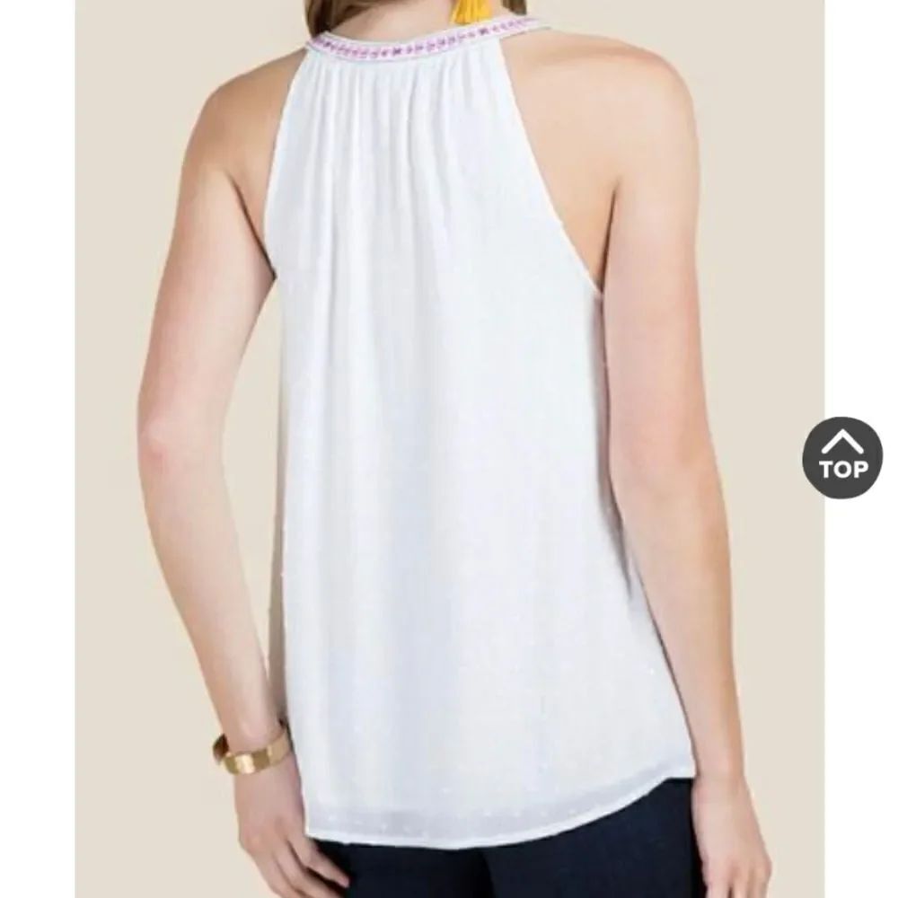 đ
şalya floral embroidered sleeveless blouse nwotâsizeâs - Picture 2 of 7
